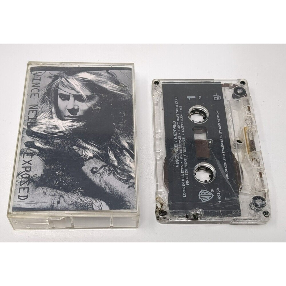 Exposed‎ by Vince Neil Cassette Tape 1993 Warner Bros. Records